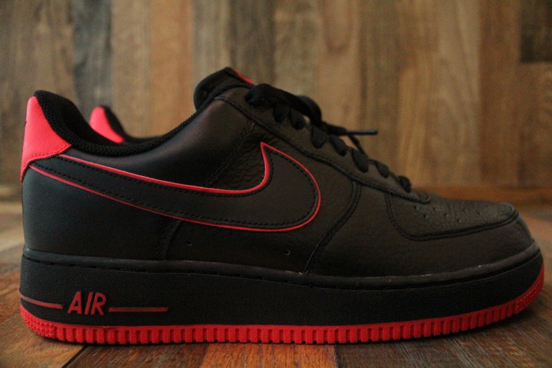 Nike Air Force 1 Low 'Black/Action Red' - Release Date + Info ...