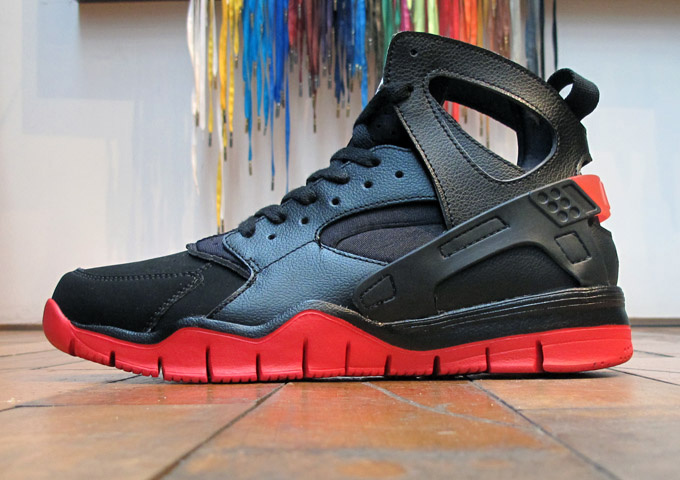 Nike Air Huarache BBall 2012 'Black/Sport Red' - Now Available |  SneakerFiles