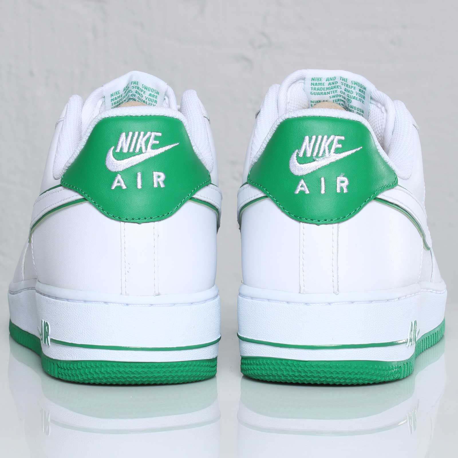 air force 1 low white green