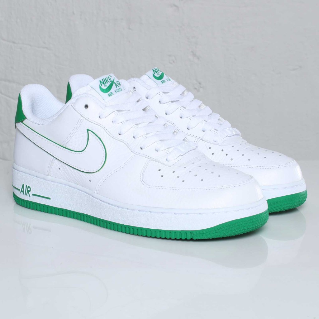 Nike Air Force 1 Low 'white Court Green' - Available Early- Sneakerfiles