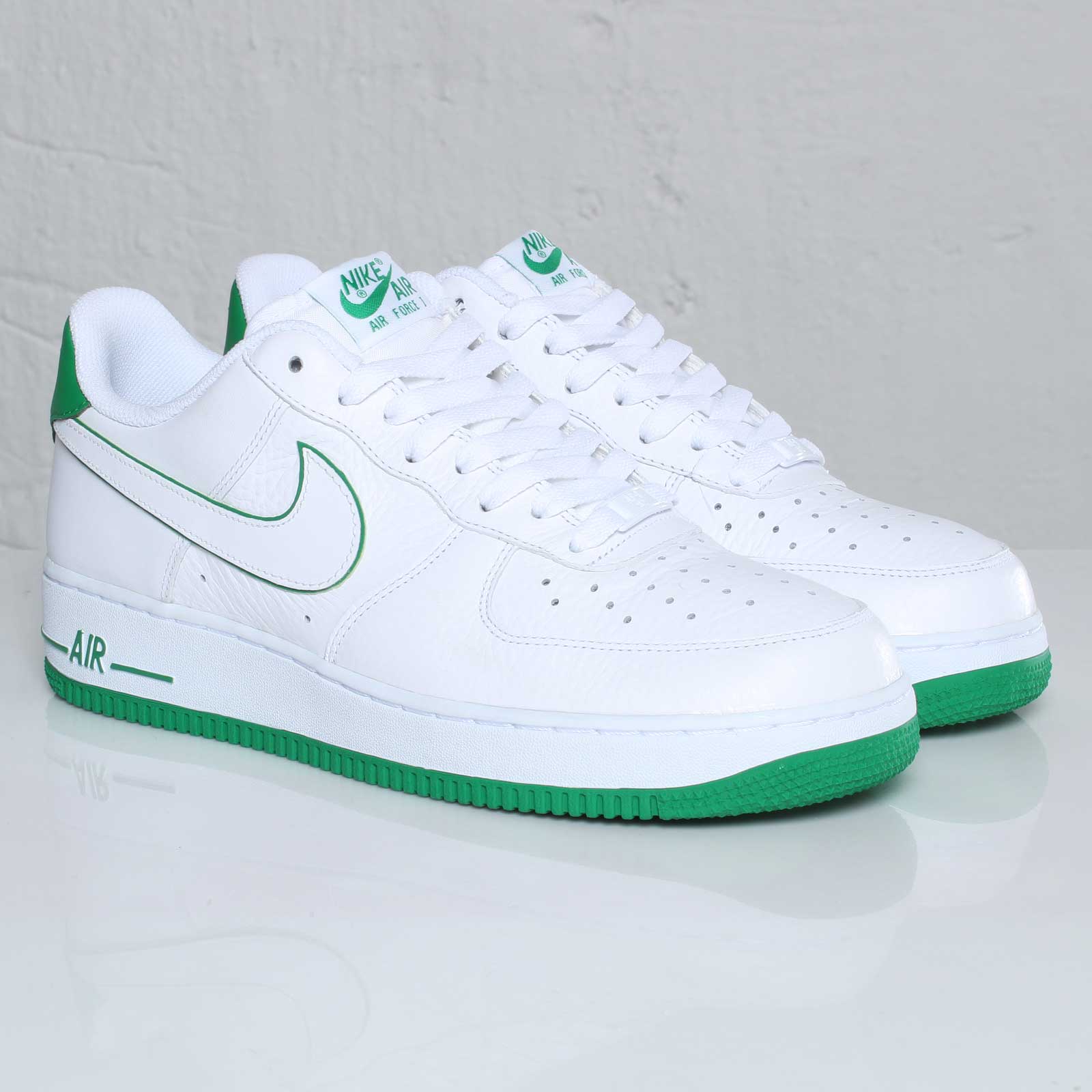 air force 1 low white green
