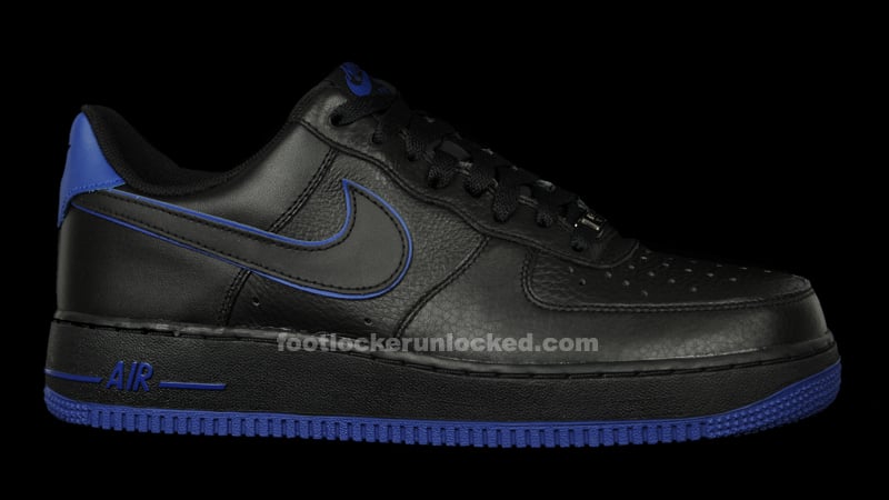 Release Reminder: Nike Air Force 1 Low ‘Black/Black-Old Royal’