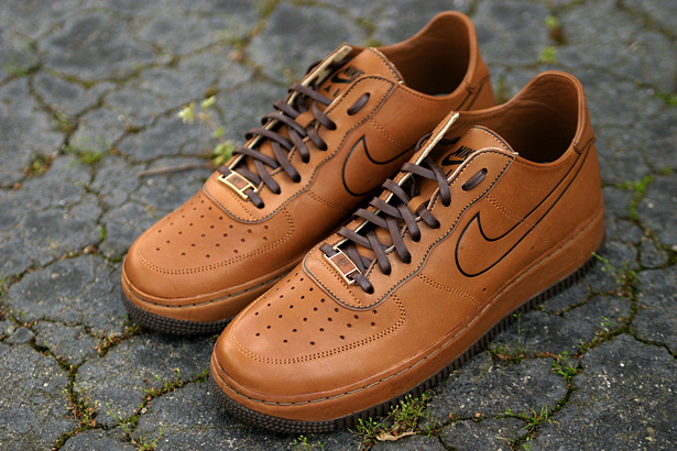 nike air force 1 leather brown