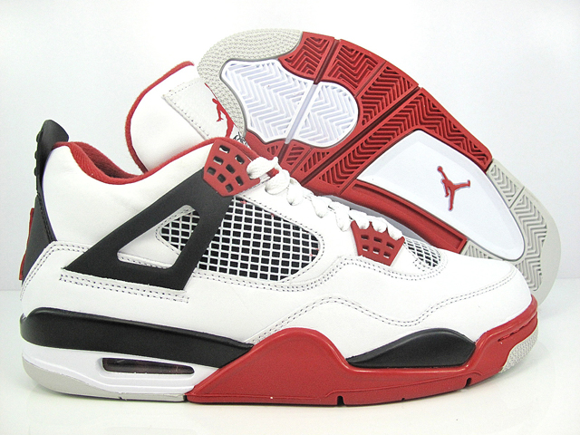 Air Jordan 4 'White/Varsity Red-Black' - Another Look- SneakerFiles