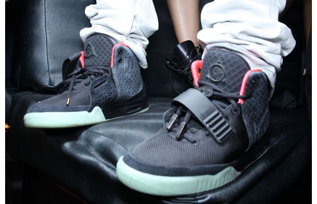 Nike Air Yeezy 2 'Black/Solar Red' - Up 