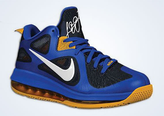 Nike LeBron 9 Low 'Blue/Black-Gold' | Gov