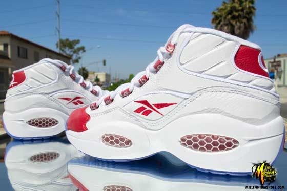 reebok question pearlized red