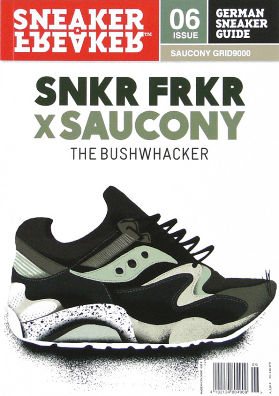 saucony x sneaker freaker grid 9000 bushwacker