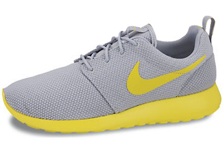Nike Roshe Run Wolf Grey Speed Yellow 