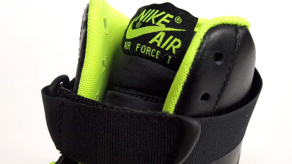 Nike Air Force 1 High ‘Black/Black-Volt’ – Another Look