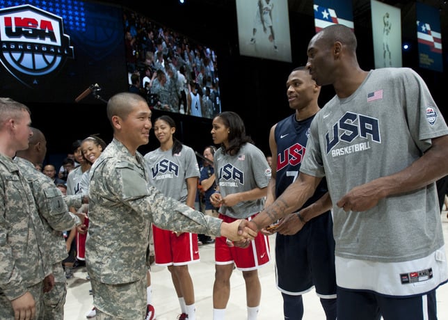 Nike and USA Basketball Host ‘Hoops for Troops’