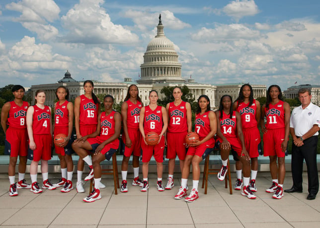 USA Men’s and Women’s Basketball Teams at the Nike World Basketball Festival