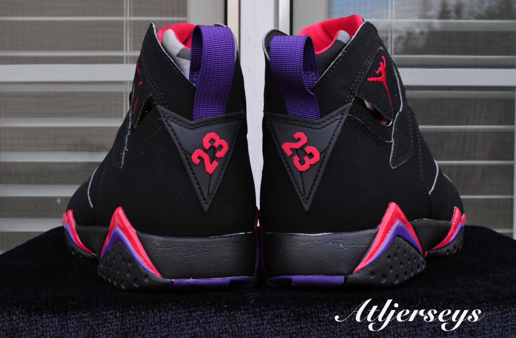 jordan 7 black red and purple