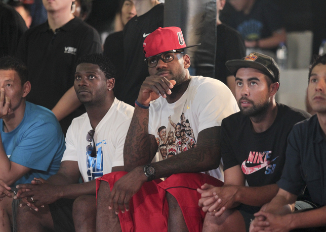 LeBron James Joins the Action at Nike+ Festival of Sport 2012