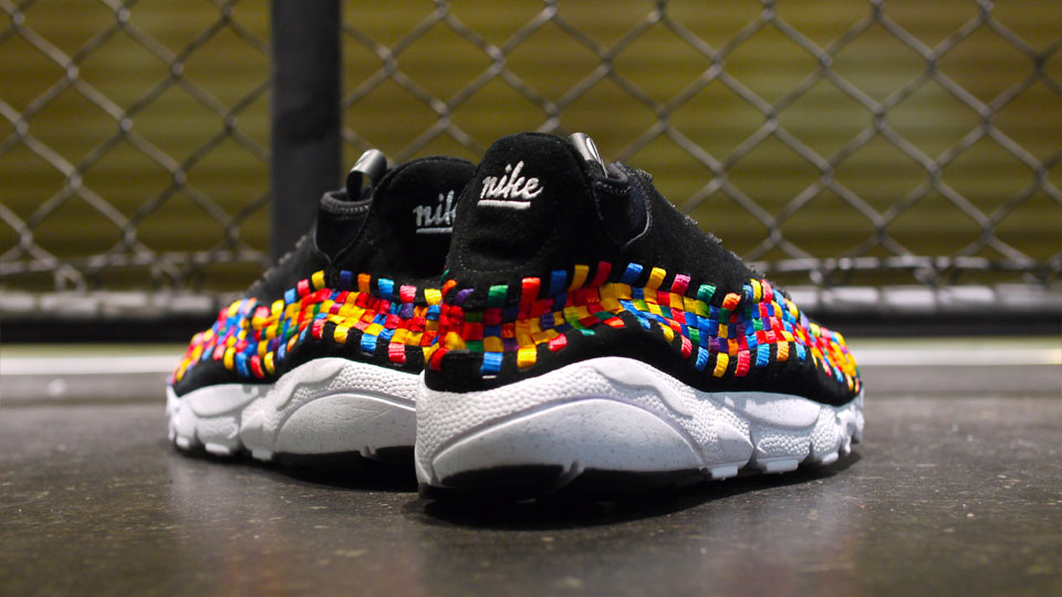 Nike Air Footscape Motion Woven Chukka Rainbow 'Black' at mita ...