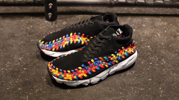 Nike Air Footscape Woven Chukka Premium QS Rainbow 'Black/Black-White' -  Release Date + Info | SneakerFiles