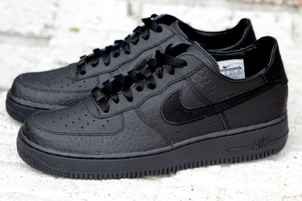 blacked out air force ones