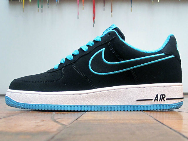 Release Reminder: Nike Air Force 1 Low Embroidery ‘Black/Turquoise Blue’