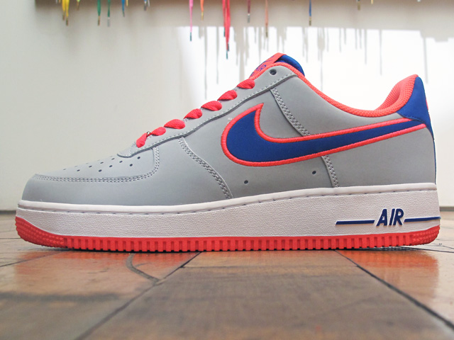 Release Reminder: Nike Air Force 1 Low Embroidery ‘Wolf Grey/Game Royal-Hot Punch’