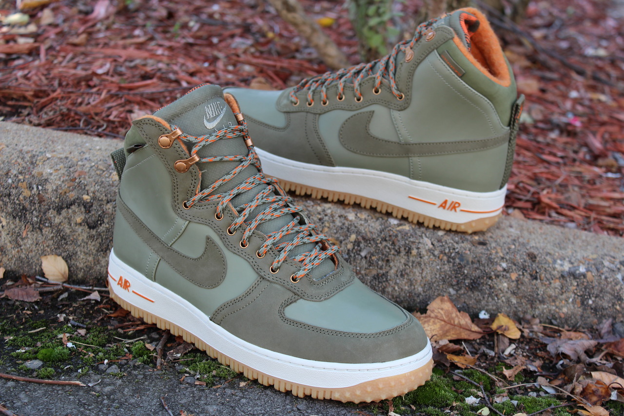air force 1 boots green