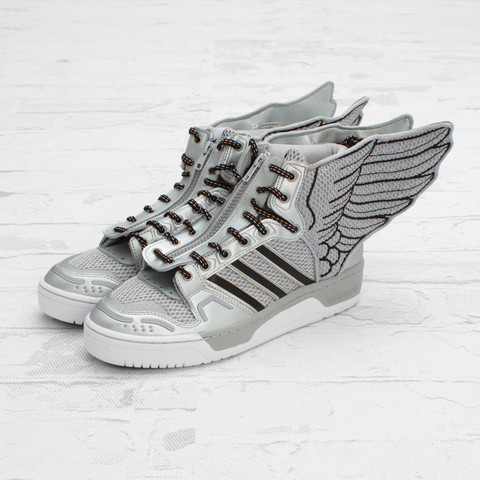 adidas originals jeremy scott wings zilver