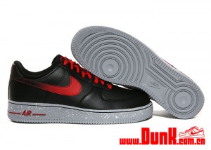 red and black nike air force 1 low