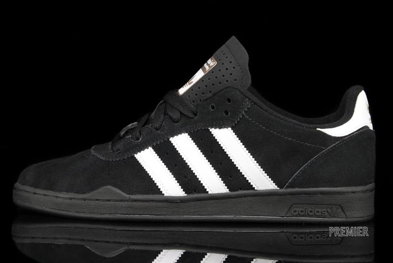 adidas all black with white stripes