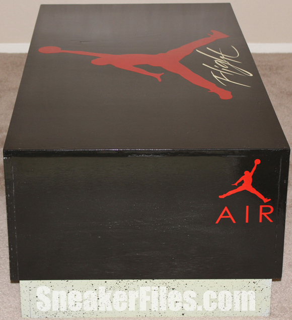 Custom Air Jordan 4 Shoe Box Coffee 
