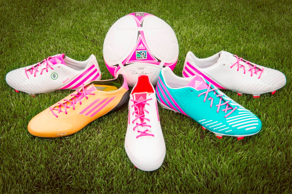 MLS Stars to Debut mi adidas Breast Cancer Awareness Cleats‏