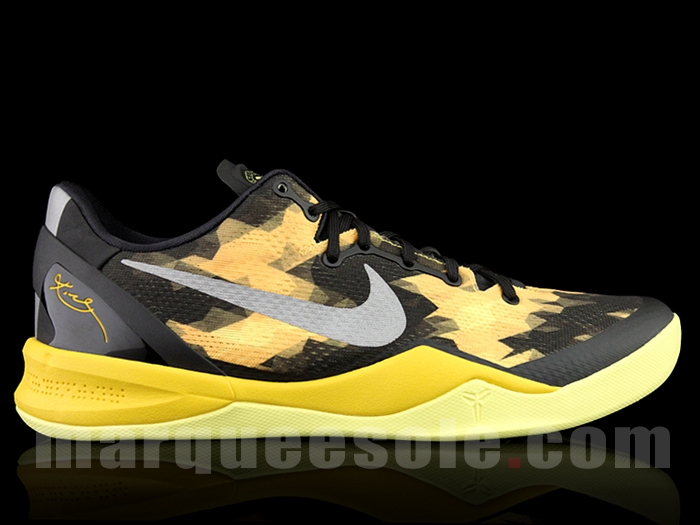 black and yellow kobe shoes