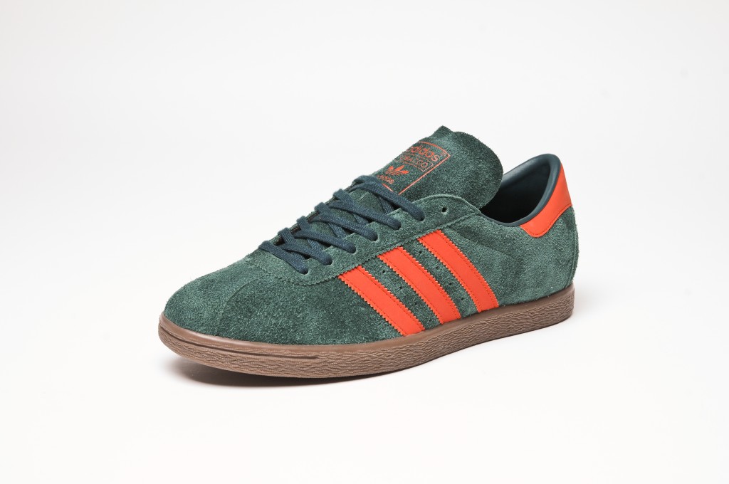 adidas tobacco green and red