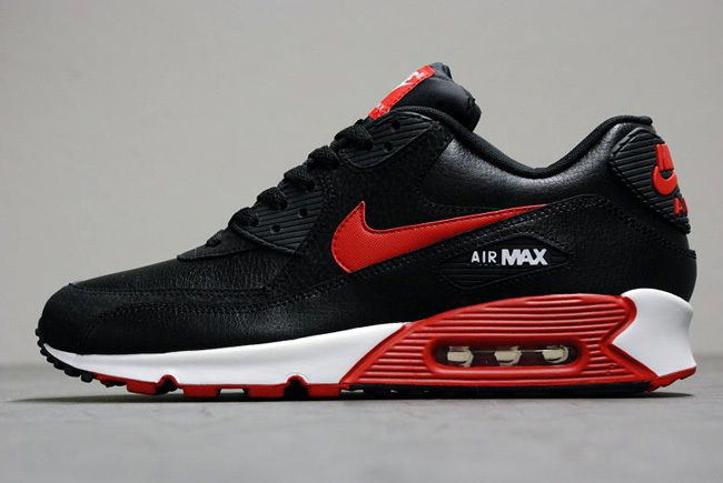 air max 90 essential black red