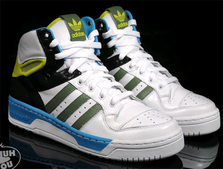 Mínimo retrasar Armada Adidas Metro Attitude Hi - White / Black / Green / Blue | SneakerFiles
