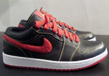 Air Jordan I (1) Low Sample – Black / Varsity Red – Maize