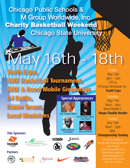 Chicago CPS Charity Basketball Weekend @ Chicago State University May 16th-18th