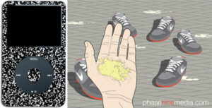 Dunk SB Pigeon Print and New iPod Skin