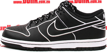 Nike Dunk Low Womens 1 Piece Black/White