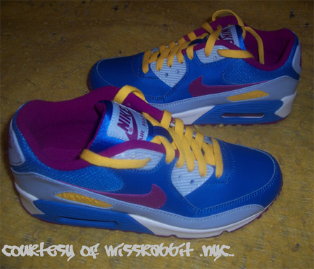 Nike GS Air Max 90 CL – New Blue / Plum / Varsity Maize