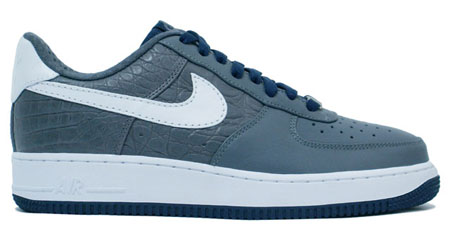 Nike Air Force 1 Premium – Flint Grey/White/Navy