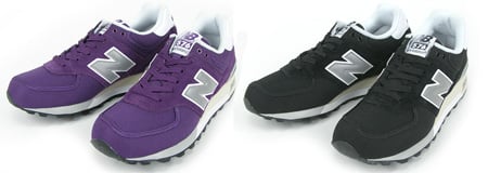 New Balance CM576 Canvas – Black and Purple