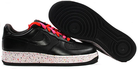 Nike Womens Air Force 1 Supreme – Black/Engine/Laser Pink