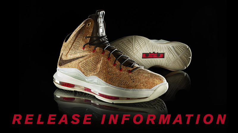 Motear Centro de niños Ceniza Foot Locker x Nike LeBron X (10) 'Cork' Release Information | SneakerFiles