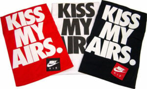 Nike “Kiss My Airs” Tee back @ Purchaze