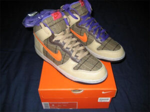 Nike Dunk High Premium Tweed Orange/Purple