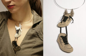 Wingtips: Sneaker Necklace