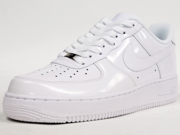 Nike Air Force 1 'Patent Leather' White 