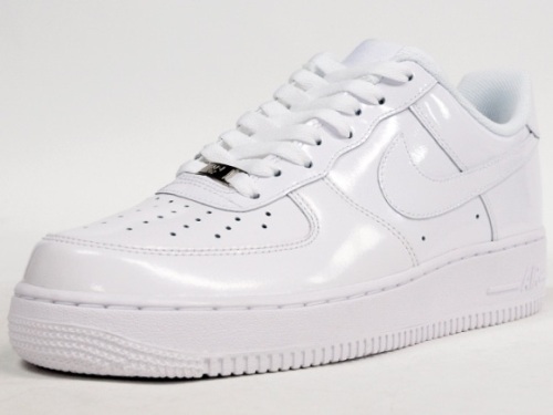 nike air force leather white