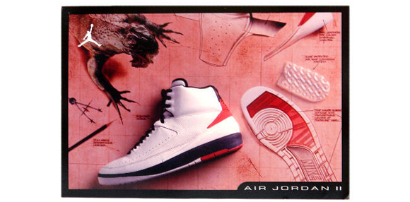 jordan shoe number card