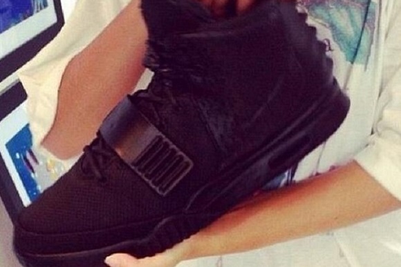 Nike Air Yeezy 2 'Mismatch' Sample Signed by Kanye West