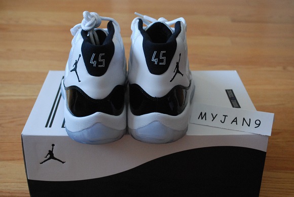 concord 11 with 45 on back